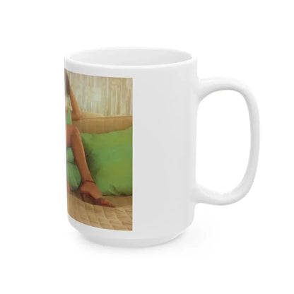 Ola Ray #112 (Vintage Female Icon) White Coffee Mug - Go Mug Yourself