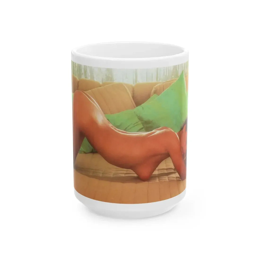 Ola Ray #113 (Vintage Female Icon) White Coffee Mug 15oz - Go Mug Yourself