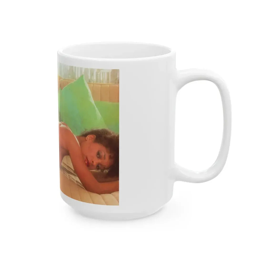 Ola Ray #113 (Vintage Female Icon) White Coffee Mug - Go Mug Yourself