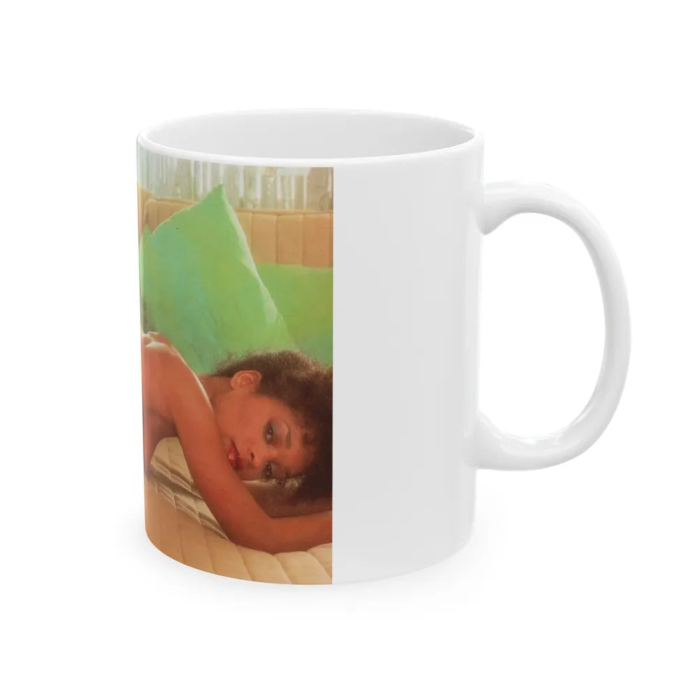 Ola Ray #113 (Vintage Female Icon) White Coffee Mug-Go Mug Yourself