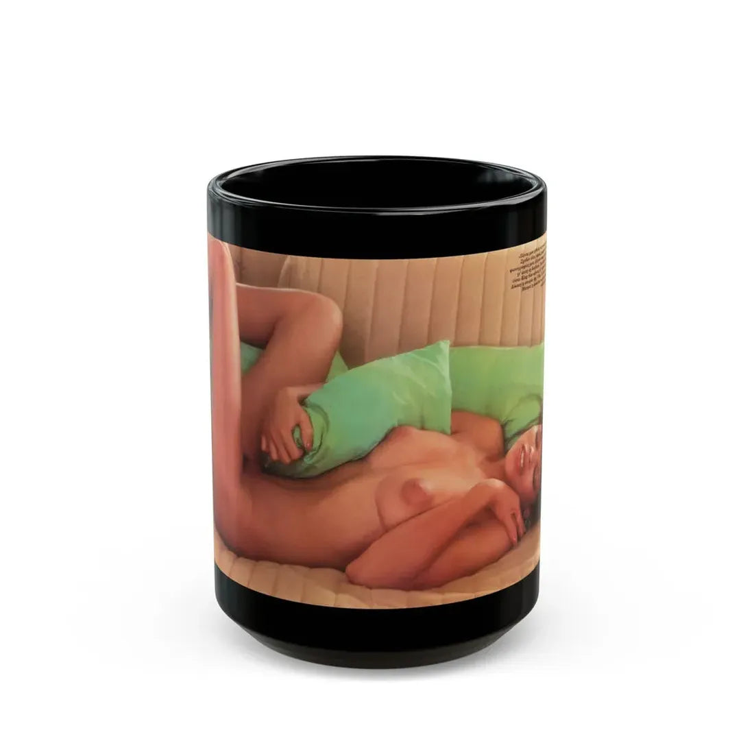 Ola Ray #114 (Vintage Female Icon) Black Coffee Mug 15oz - Go Mug Yourself