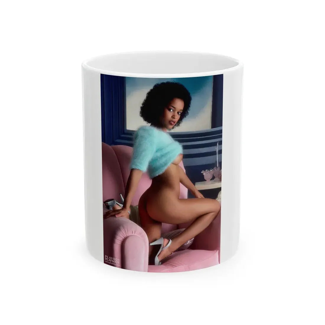 Ola Ray #115 (Vintage Female Icon) White Coffee Mug 11oz - Go Mug Yourself