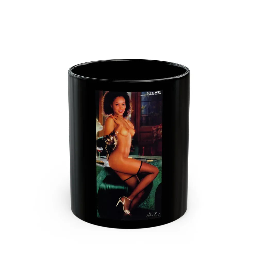 Ola Ray #116 (Vintage Female Icon) Black Coffee Mug-11oz-Go Mug Yourself