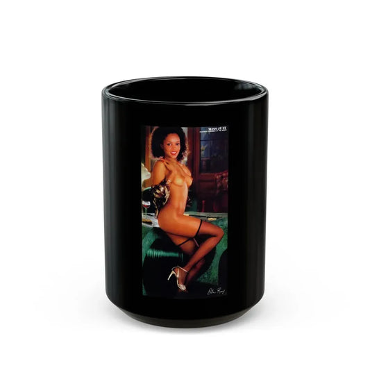 Ola Ray #116 (Vintage Female Icon) Black Coffee Mug 15oz - Go Mug Yourself