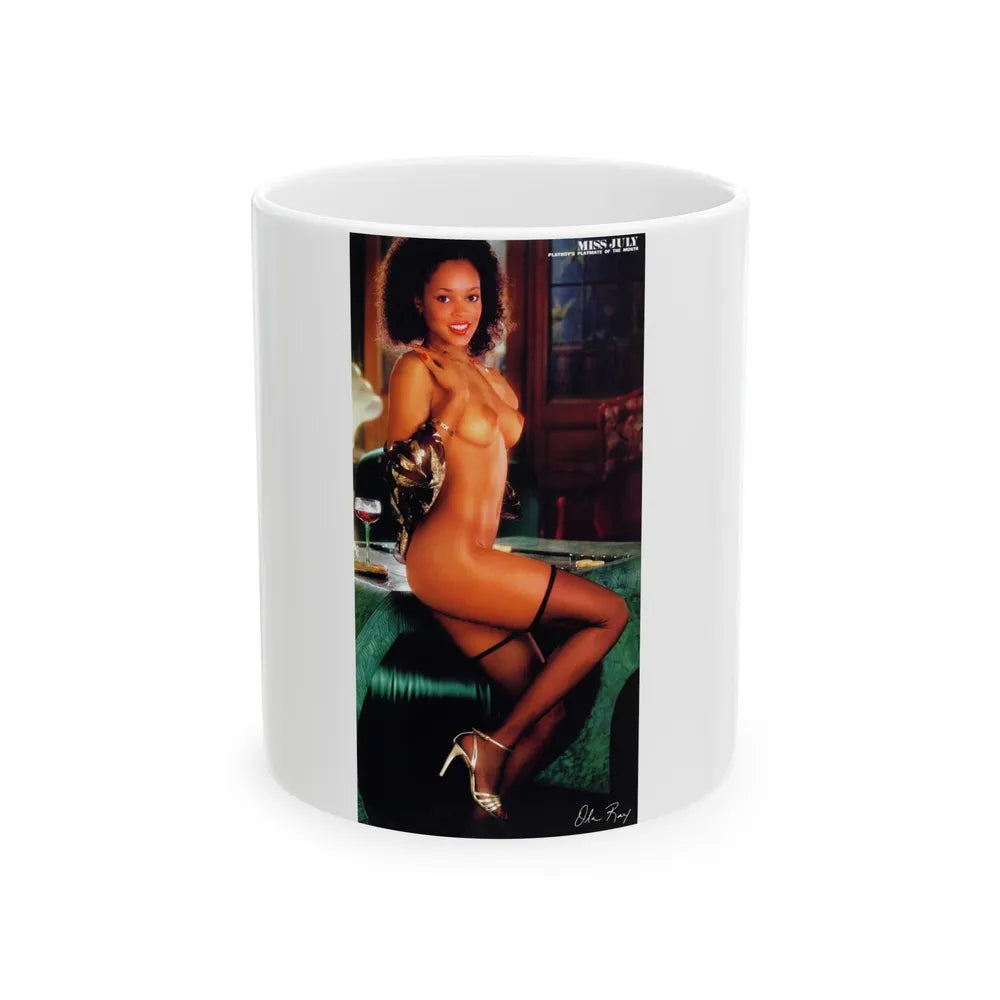 Ola Ray #116 (Vintage Female Icon) White Coffee Mug-11oz-Go Mug Yourself