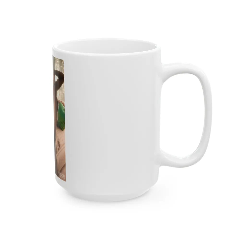 Ola Ray #118 (Vintage Female Icon) White Coffee Mug-Go Mug Yourself