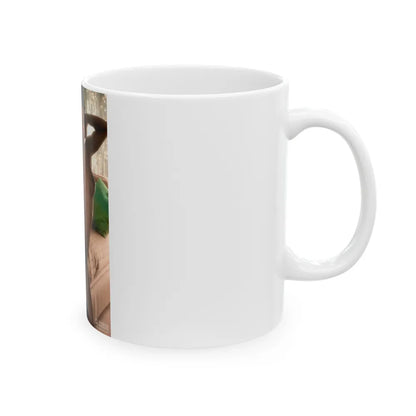 Ola Ray #118 (Vintage Female Icon) White Coffee Mug-Go Mug Yourself