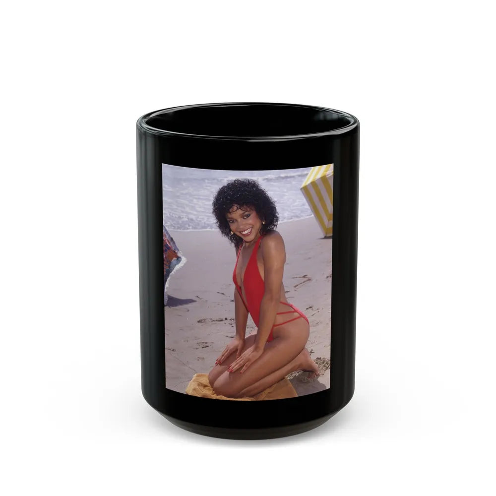 Ola Ray #121 (Vintage Female Icon) Black Coffee Mug-15oz-Go Mug Yourself