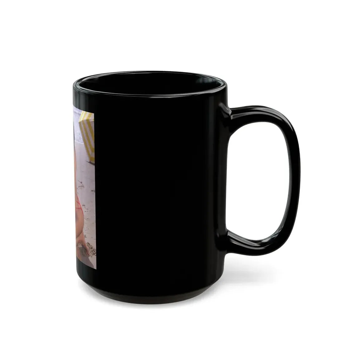 Ola Ray #121 (Vintage Female Icon) Black Coffee Mug - Go Mug Yourself