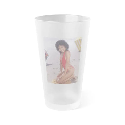 Ola Ray #121 (Vintage Female Icon) Frosted Pint Glass 16oz 16oz Frosted - Go Mug Yourself