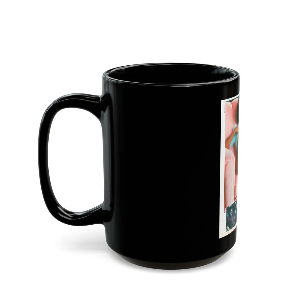 Ola Ray #123 (Vintage Female Icon) Black Coffee Mug-Go Mug Yourself