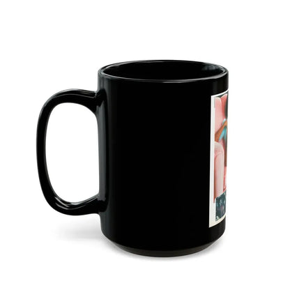 Ola Ray #123 (Vintage Female Icon) Black Coffee Mug - Go Mug Yourself