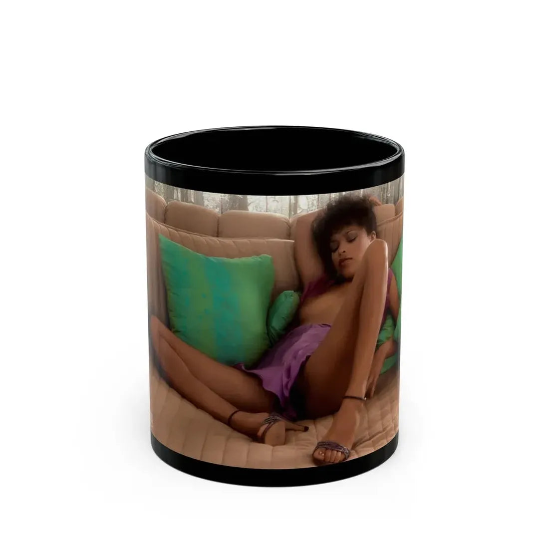 Ola Ray #126 (Vintage Female Icon) Black Coffee Mug 11oz - Go Mug Yourself