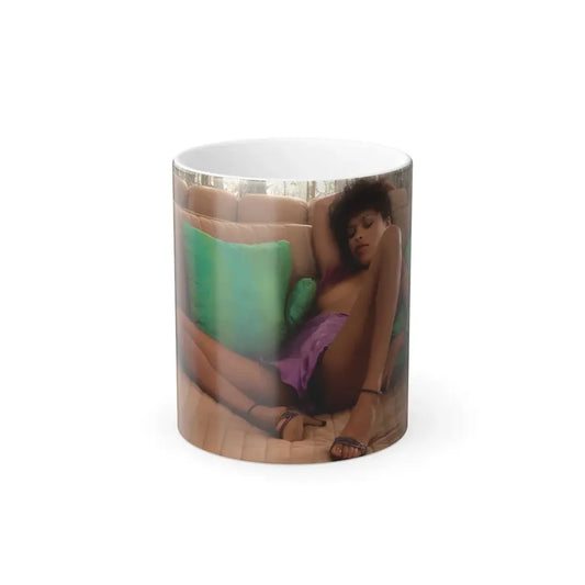 Ola Ray #126 (Vintage Female Icon) Color Changing Mug 11oz 11oz - Go Mug Yourself