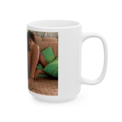 Ola Ray #126 (Vintage Female Icon) White Coffee Mug - Go Mug Yourself