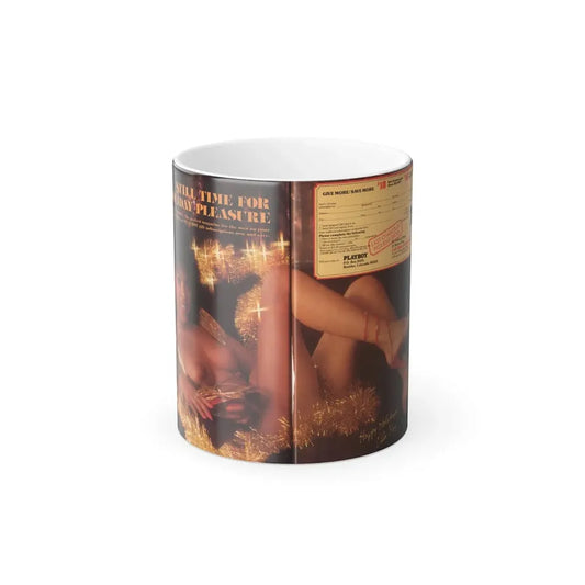 Ola Ray #129 - 1 Color Centerfold from Early 80's Playboy Magazine (Vintage Female Icon) Color Changing Mug 11oz 11oz - Go Mug Yourself