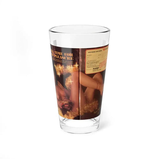 Ola Ray #129 - 1 Color Centerfold from Early 80's Playboy Magazine (Vintage Female Icon) Pint Glass 16oz 16oz - Go Mug Yourself
