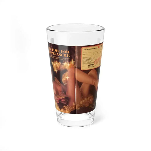 Ola Ray #129 - 1 Color Centerfold from Early 80's Playboy Magazine1 (Vintage Female Icon) Pint Glass 16oz 16oz - Go Mug Yourself