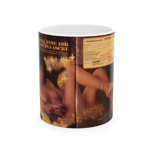 Ola Ray #129 - 1 Color Centerfold from Early 80's Playboy Magazine1 (Vintage Female Icon) White Coffee Mug 11oz - Go Mug Yourself