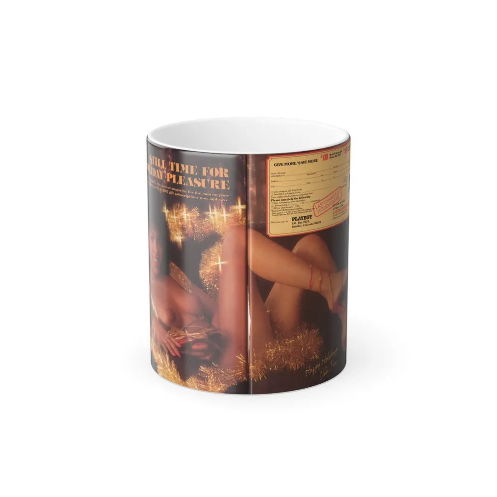 Ola Ray #129 - 1 Color Centerfold from Early 80's Playboy Magazine (Vintage Female Icons) Color Changing Mug 11oz-11oz-Go Mug Yourself