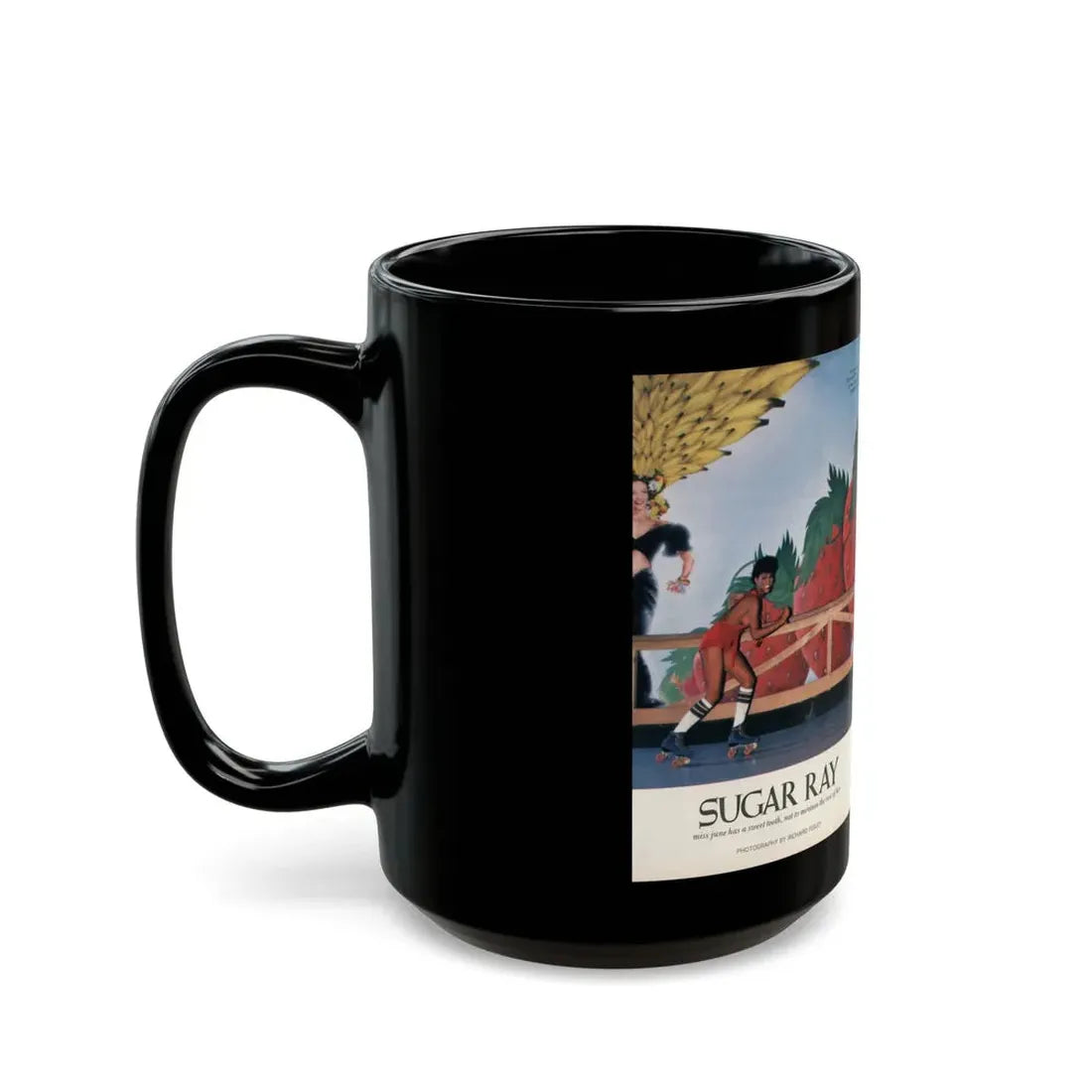 Ola Ray #130 - [Pages 144-145] Ola Playboy Spread Pages 1 & 2 of 10+Centerfold from Playboy Mag. June '80 (Vintage Female Icon) Black Coffee Mug - Go Mug Yourself