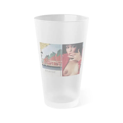 Ola Ray #130 - [Pages 144-145] Ola Playboy Spread Pages 1 & 2 of 10+Centerfold from Playboy Mag. June '80 (Vintage Female Icon) Frosted Pint Glass 16oz 16oz Frosted - Go Mug Yourself