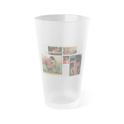 Ola Ray #131 - [Pages 146-147] Ola Playboy Spread Pages 3 & 4 of 10+Centerfold from Playboy Mag. June '80 (Vintage Female Icon) Frosted Pint Glass 16oz 16oz Frosted - Go Mug Yourself