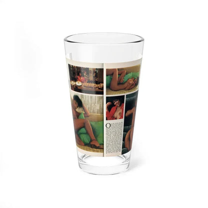 Ola Ray #131 - [Pages 146-147] Ola Playboy Spread Pages 3 & 4 of 10+Centerfold from Playboy Mag. June '80 (Vintage Female Icon) Pint Glass 16oz 16oz - Go Mug Yourself