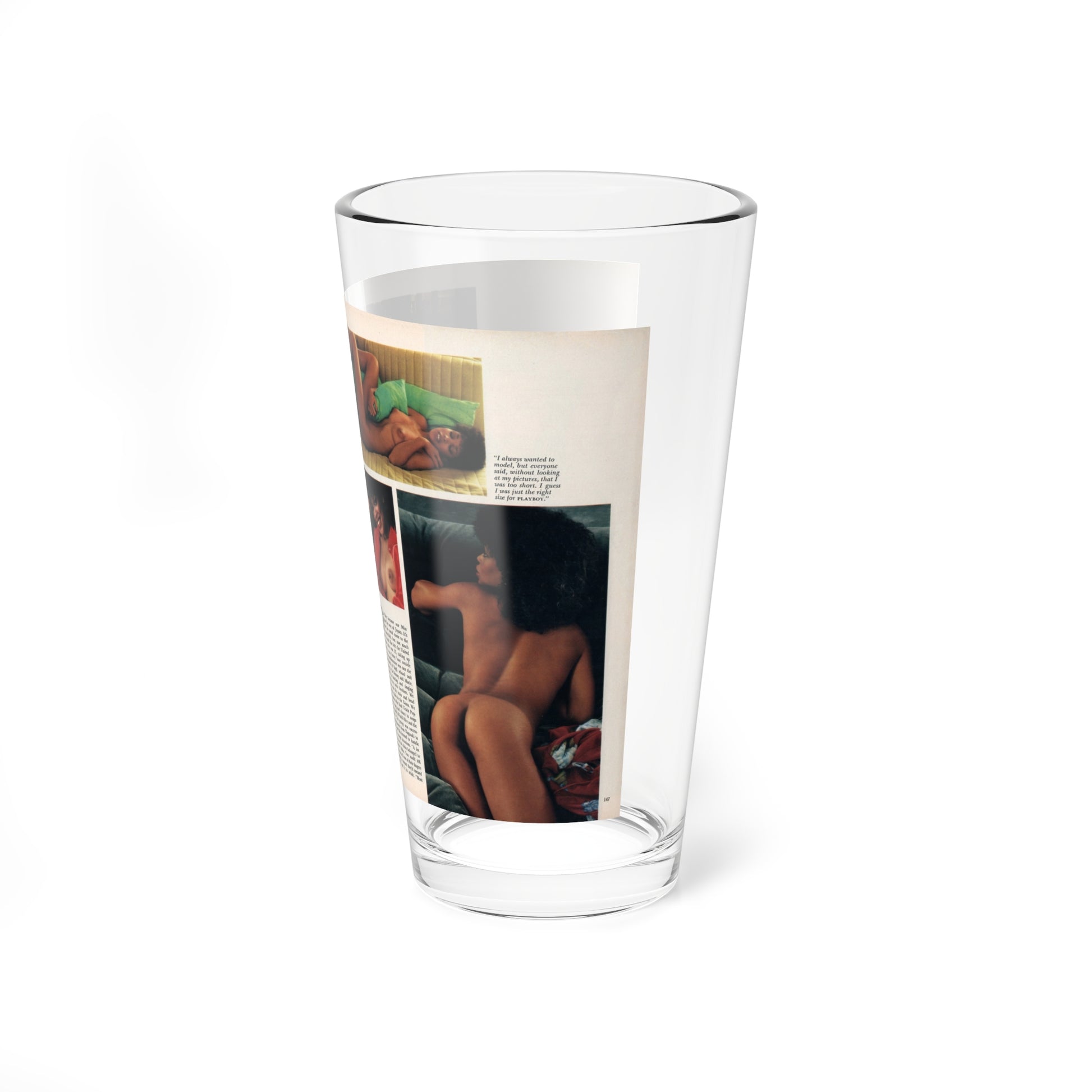 Ola Ray #131 - [Pages 146-147] Ola Playboy Spread Pages 3 & 4 of 10+Centerfold from Playboy Mag. June '80 (Vintage Female Icon) Pint Glass 16oz-Go Mug Yourself