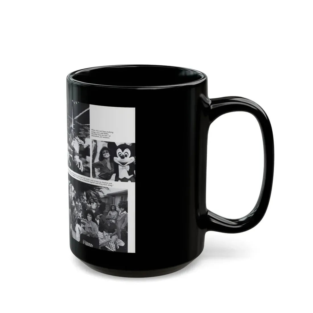 Ola Ray #133 - [Pages 150-151] Ola Playboy Spread Pages 7 & 8 of 10+Centerfold from Playboy Mag. June '80 (Vintage Female Icon) Black Coffee Mug - Go Mug Yourself