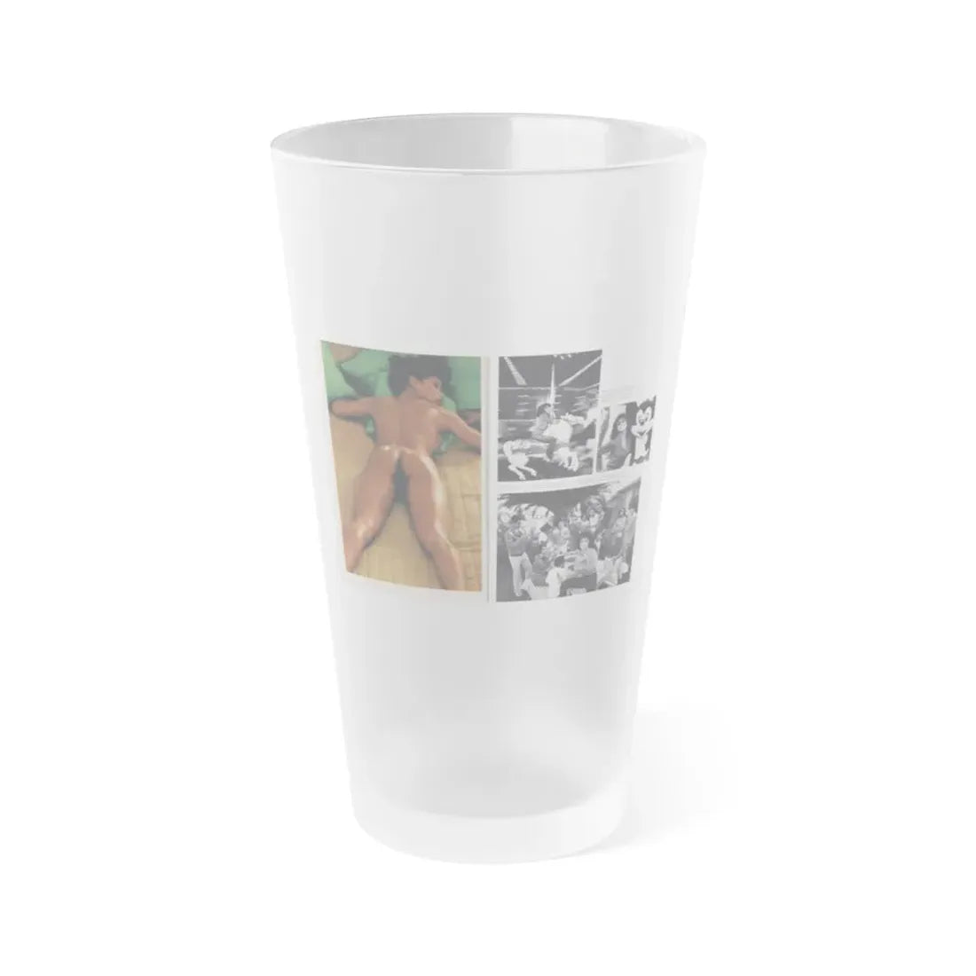 Ola Ray #133 - [Pages 150-151] Ola Playboy Spread Pages 7 & 8 of 10+Centerfold from Playboy Mag. June '80 (Vintage Female Icon) Frosted Pint Glass 16oz 16oz Frosted - Go Mug Yourself