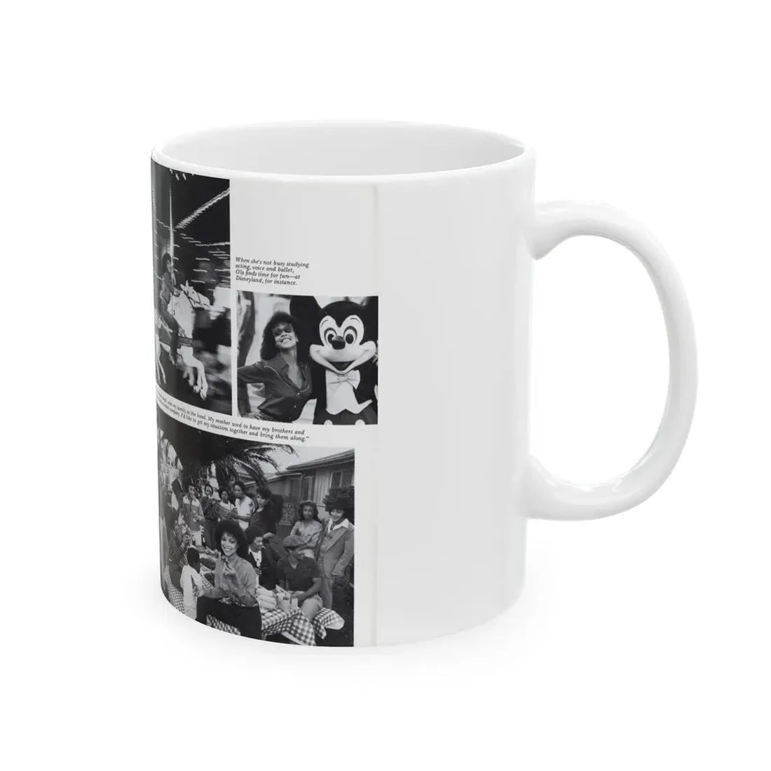 Ola Ray #133 - [Pages 150-151] Ola Playboy Spread Pages 7 & 8 of 10+Centerfold from Playboy Mag. June '80 (Vintage Female Icon) White Coffee Mug - Go Mug Yourself