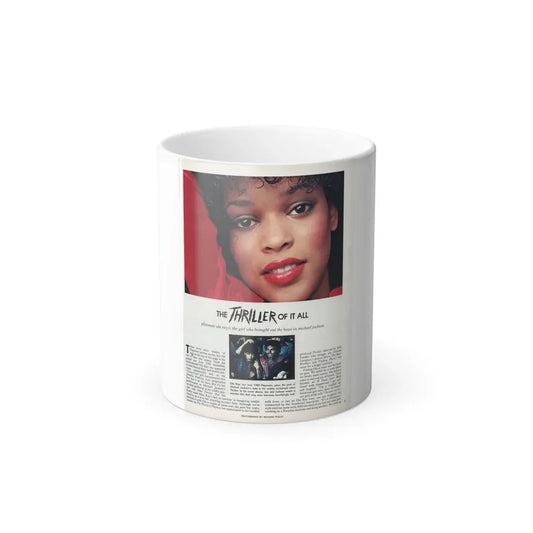 Ola Ray #134 - [Pages 87] Ola Playboy Spread Pages 1 of 5 from Playboy Mag. May '84 (Vintage Female Icon) Color Changing Mug 11oz 11oz - Go Mug Yourself