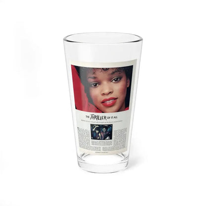 Ola Ray #134 - [Pages 87] Ola Playboy Spread Pages 1 of 5 from Playboy Mag. May '84 (Vintage Female Icon) Pint Glass 16oz 16oz - Go Mug Yourself