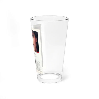 Ola Ray #134 - [Pages 87] Ola Playboy Spread Pages 1 of 5 from Playboy Mag. May '84 (Vintage Female Icon) Pint Glass 16oz - Go Mug Yourself