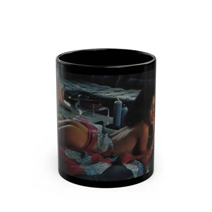 Ola Ray #28 (Vintage Female Icon) Black Coffee Mug 11oz - Go Mug Yourself