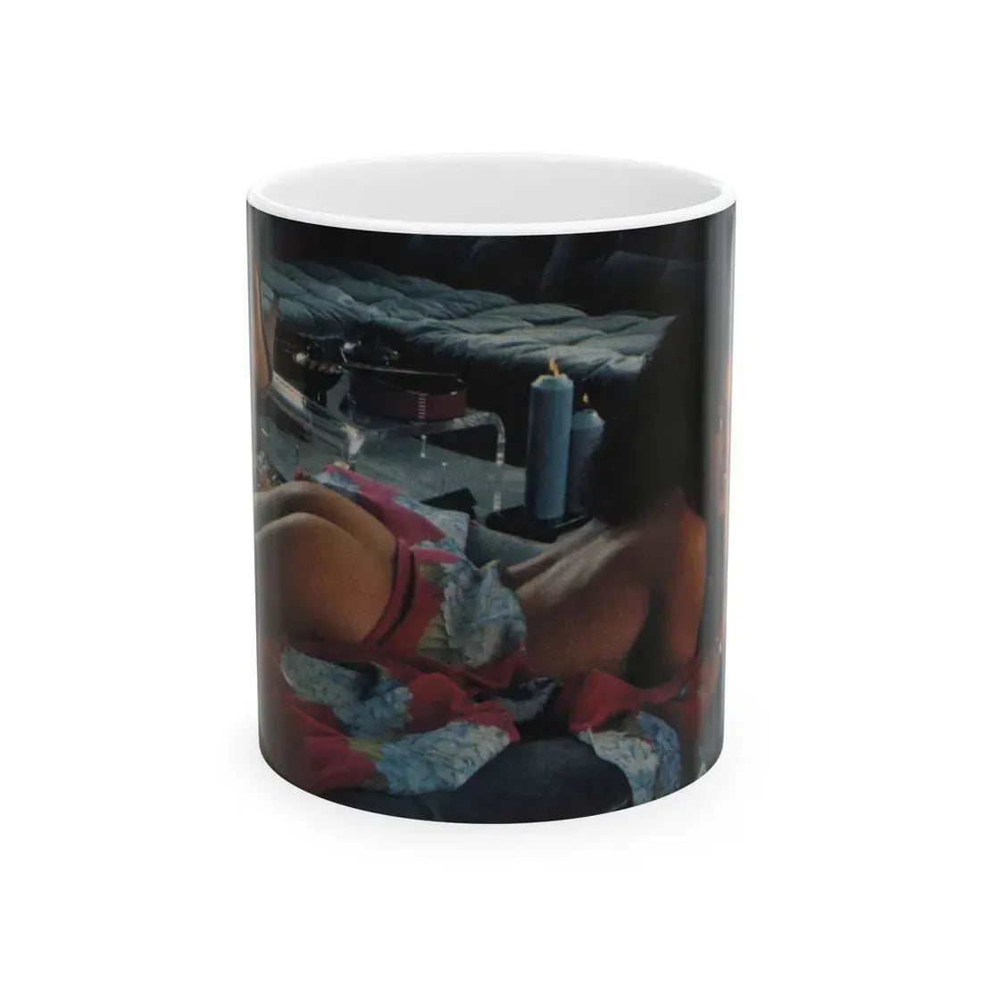 Ola Ray #28 (Vintage Female Icon) White Coffee Mug 11oz - Go Mug Yourself