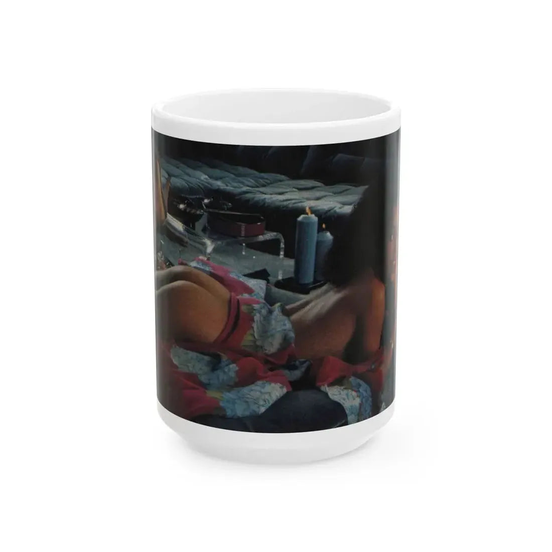 Ola Ray #28 (Vintage Female Icon) White Coffee Mug 15oz - Go Mug Yourself