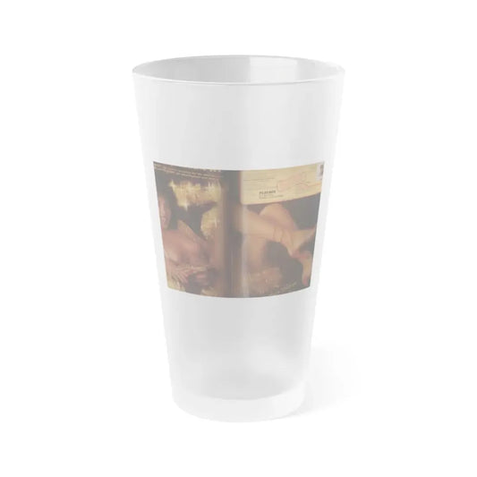 Ola Ray #30 (Vintage Female Icon) Frosted Pint Glass 16oz 16oz Frosted - Go Mug Yourself