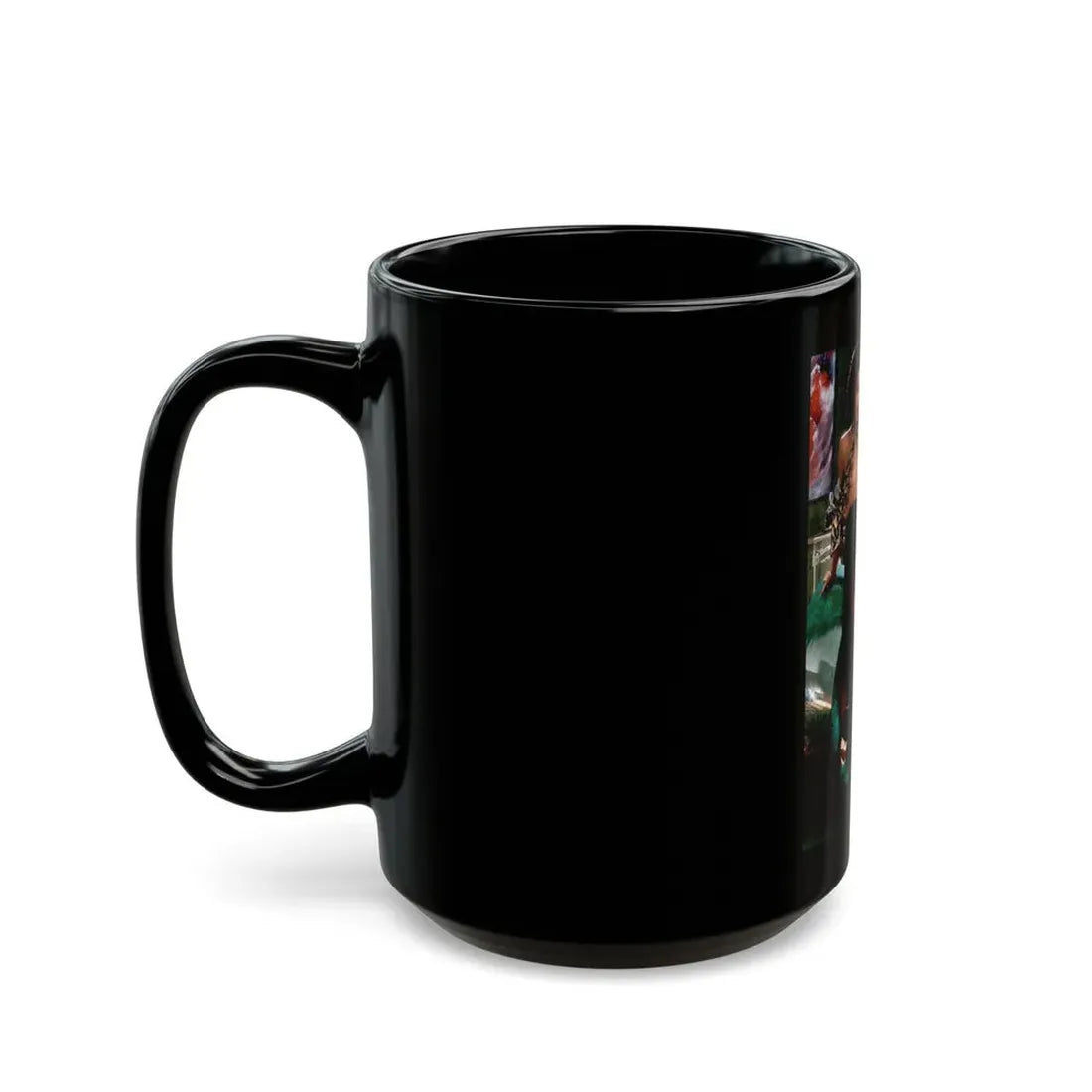Ola Ray #36 (Vintage Female Icon) Black Coffee Mug - Go Mug Yourself