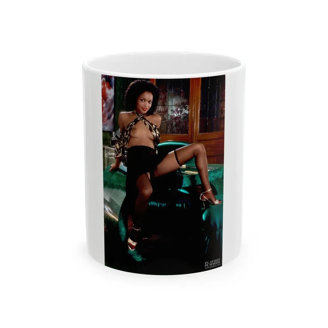 Ola Ray #36 (Vintage Female Icon) White Coffee Mug 11oz - Go Mug Yourself