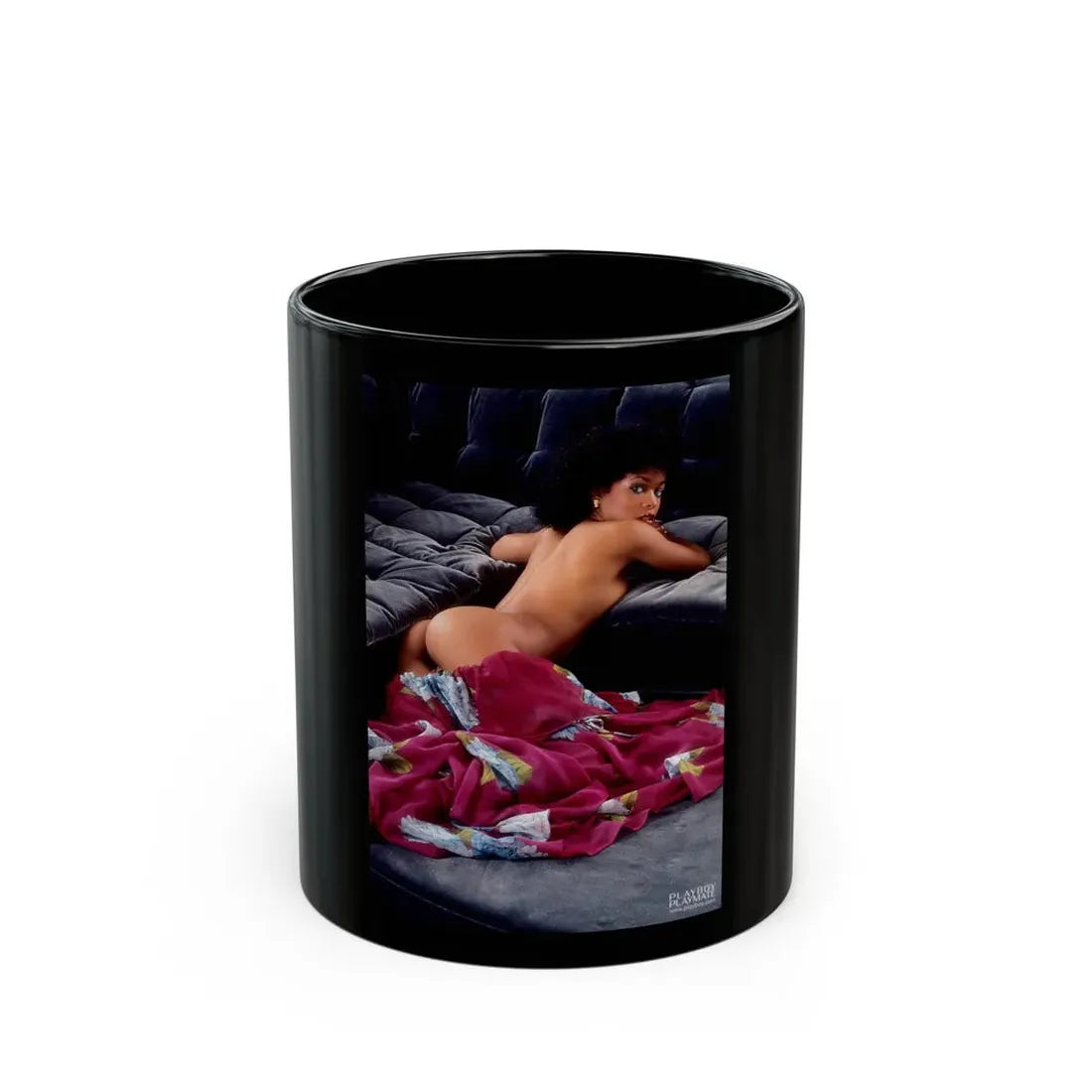 Ola Ray #37 (Vintage Female Icon) Black Coffee Mug 11oz - Go Mug Yourself