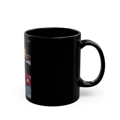 Ola Ray #37 (Vintage Female Icon) Black Coffee Mug-Go Mug Yourself