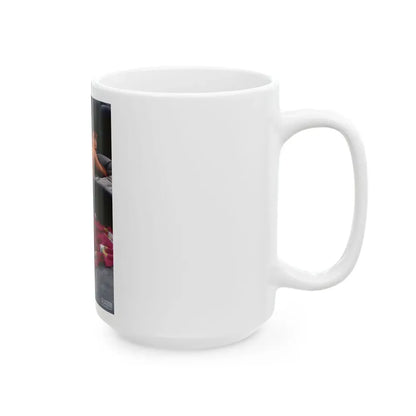 Ola Ray #37 (Vintage Female Icon) White Coffee Mug - Go Mug Yourself