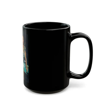 Ola Ray #41 (Vintage Female Icon) Black Coffee Mug - Go Mug Yourself