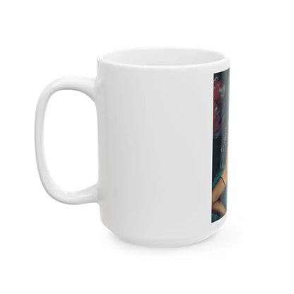 Ola Ray #41 (Vintage Female Icon) White Coffee Mug - Go Mug Yourself