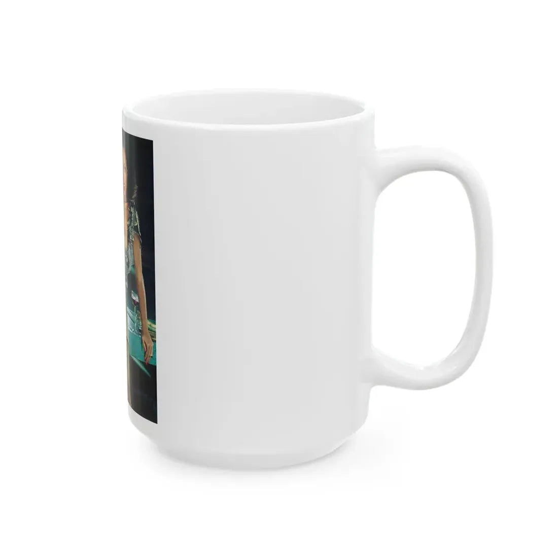 Ola Ray #41 (Vintage Female Icon) White Coffee Mug - Go Mug Yourself