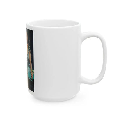 Ola Ray #41 (Vintage Female Icon) White Coffee Mug - Go Mug Yourself