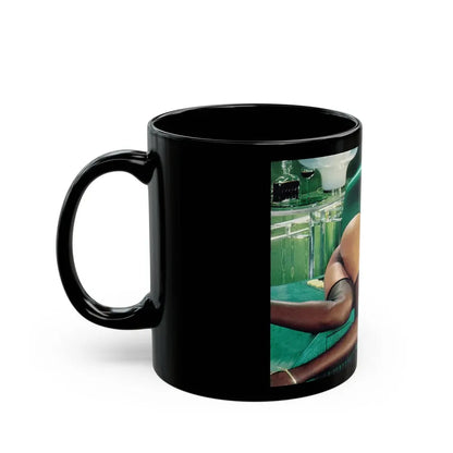 Ola Ray #44 (Vintage Female Icon) Black Coffee Mug - Go Mug Yourself