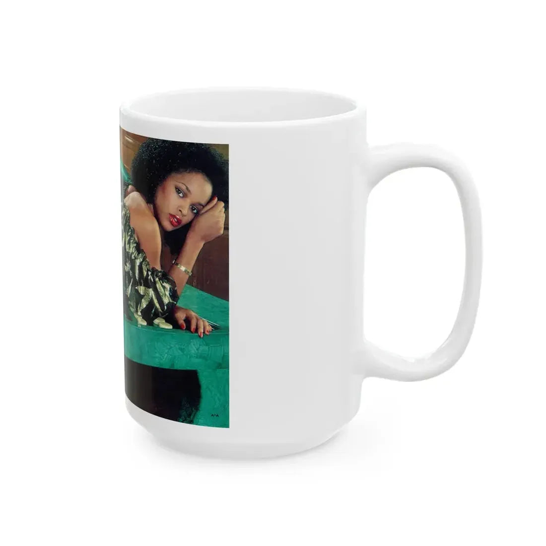 Ola Ray #44 (Vintage Female Icon) White Coffee Mug - Go Mug Yourself